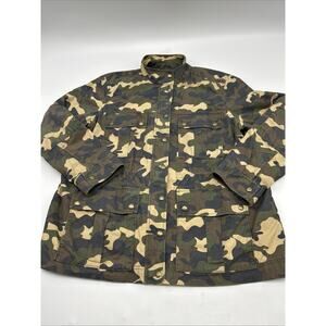 RARE GAP camo military utility jacket size Men’s Size LARGE